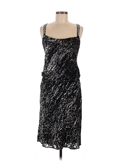 Pre-owned Badgley Mischka Cocktail Dress In Black