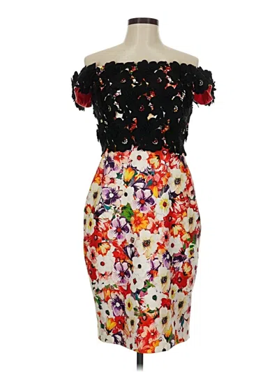 Pre-owned Badgley Mischka Cocktail Dress In Black