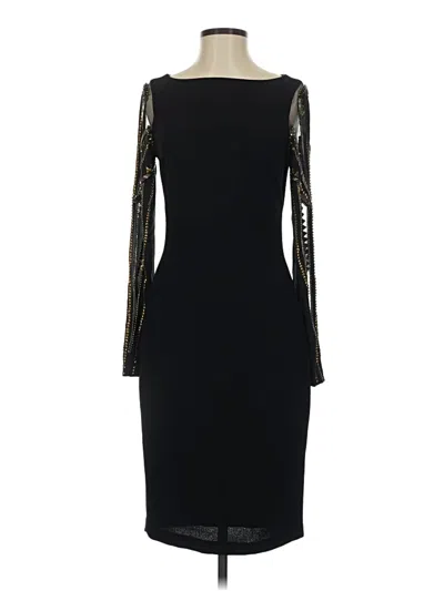 Pre-owned Badgley Mischka Cocktail Dress In Black