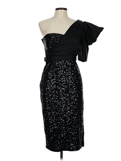 Pre-owned Badgley Mischka Cocktail Dress In Black