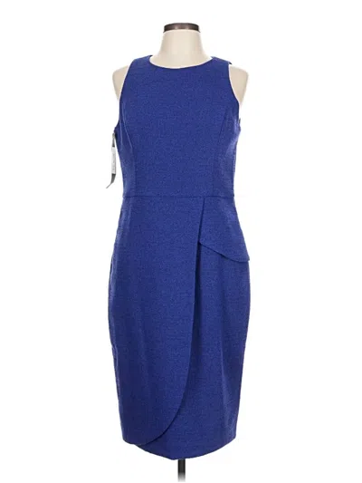 Pre-owned Badgley Mischka Cocktail Dress In Blue