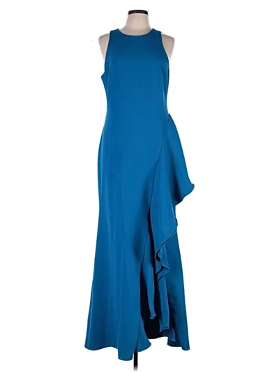 Pre-owned Badgley Mischka Cocktail Dress In Blue