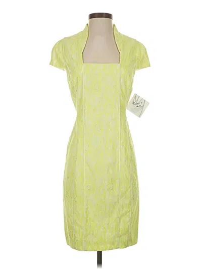 Pre-owned Badgley Mischka Cocktail Dress In Green