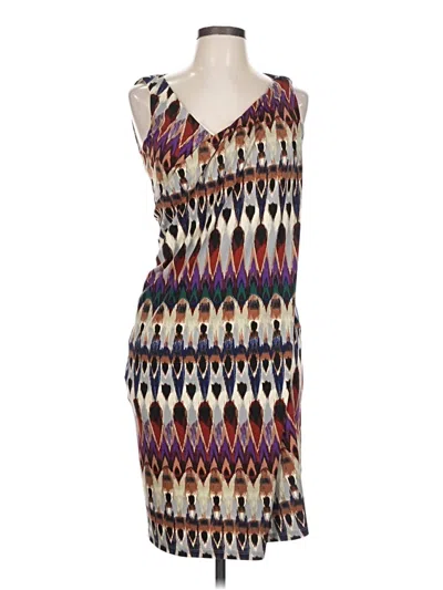 Pre-owned Badgley Mischka Cocktail Dress In Purple