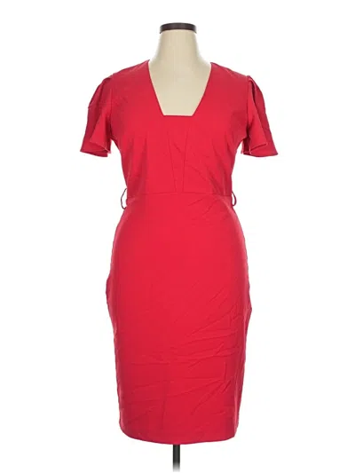 Pre-owned Badgley Mischka Cocktail Dress In Red
