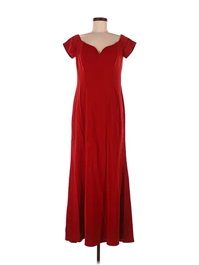 Pre-owned Badgley Mischka Cocktail Dress In Red
