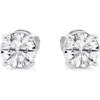 Badgley Mischka Collection 14k Gold Lab Created Diamond Stud Earrings In White