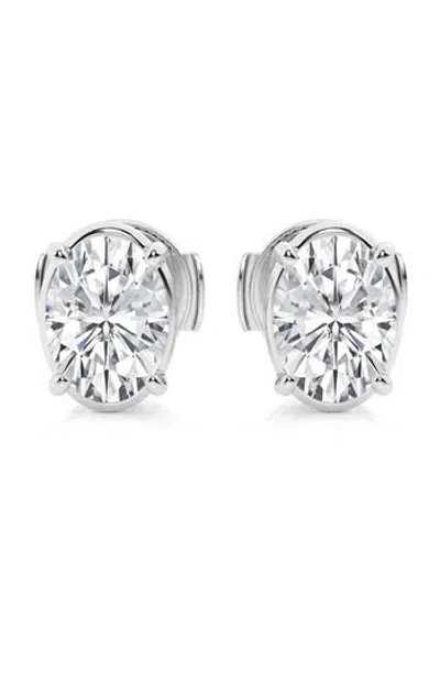 Badgley Mischka Collection 14k Gold Lab Created Diamond Stud Earrings In Metallic