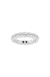 Badgley Mischka 14k Gold Round Lab Created Diamond Eternity Band Ring In Platinum