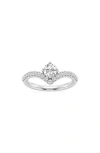 Badgley Mischka Collection 14k White Gold Lab Grown Round Diamond Ring In 0.75 Ctw White Gold