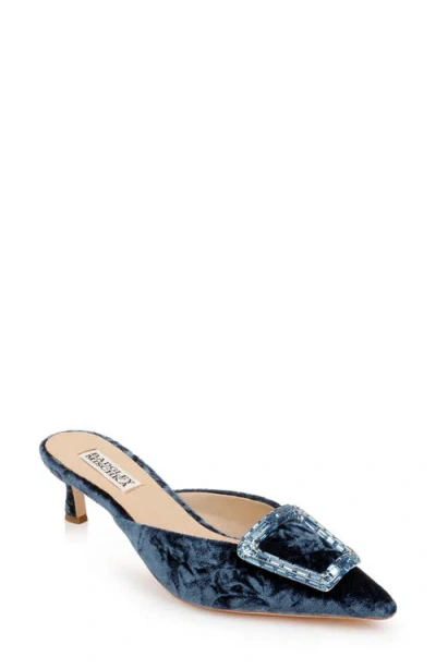 Badgley Mischka Collection Abigayl Pointed Toe Mule In French Blue