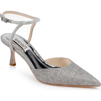BADGLEY MISCHKA BADGLEY MISCHKA COLLECTION AUTUMN POINTED TOE ANKLE STRAP PUMP
