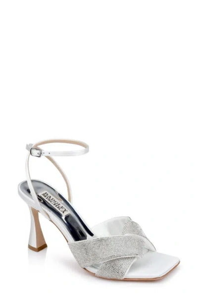 Badgley Mischka Collection Brinlee Ankle Strap Sandal In White