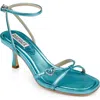 Badgley Mischka Collection Brynna Ankle Strap Sandal In Seafoam Leather