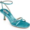 Badgley Mischka Collection Brynna Ankle Strap Sandal In Seafoam Leather