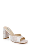Badgley Mischka Collection Cadence Slide Sandal In Pink Jacquard