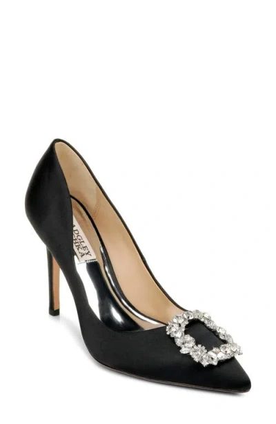 Badgley Mischka Collection Cher Crystal Embellished Pump In Black