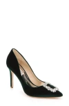 Badgley Mischka Collection Cher Crystal Embellished Pump In Black
