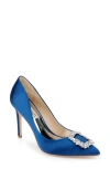 Badgley Mischka Collection Cher Crystal Embellished Pump In Blue