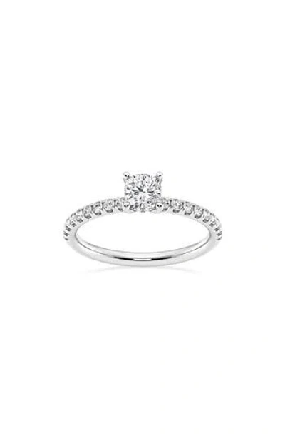 Badgley Mischka Collection Cushion Cut Lab Created Diamond Ring In White Gold
