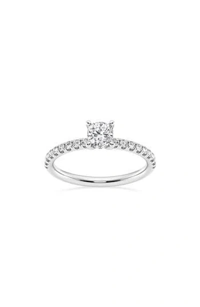 Badgley Mischka Collection Cushion Cut Lab Created Diamond Ring In Metallic