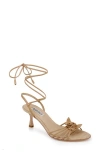 Badgley Mischka Collection Darlyn Ankle Wrap Sandal In Reed Leather