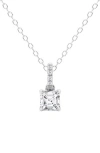 Badgley Mischka Collection Diamond Pendant Necklace In White