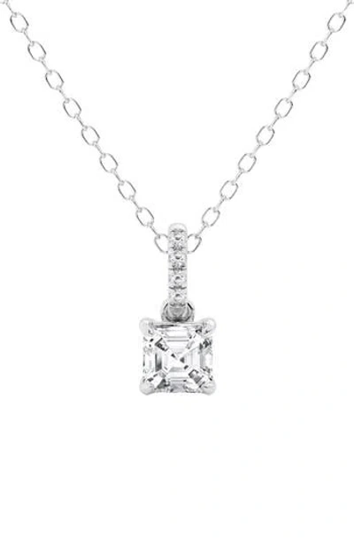 Badgley Mischka Collection Diamond Pendant Necklace In Metallic