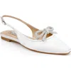 Badgley Mischka Collection Genesis Slingback Flat