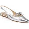 Badgley Mischka Collection Genesis Slingback Flat