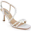 Badgley Mischka Collection Gretta Slingback Sandal In White