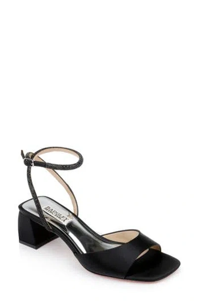Badgley Mischka Collection Infinity Ankle Strap Sandal In Black