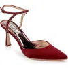 Badgley Mischka Collection Kamilah Ankle Strap Pump In Chianti
