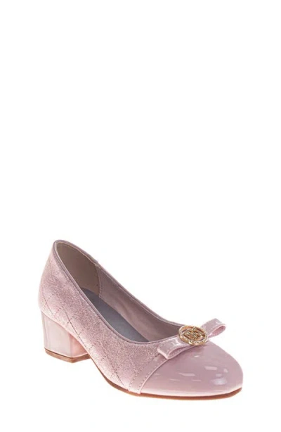 Badgley Mischka Collection Kids' Cap Toe Pump In Pink