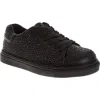 Badgley Mischka Collection Kids' Rhinestone Sneaker In Black