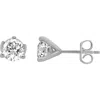 Badgley Mischka Collection Lab-created Diamond Stud Earrings In White