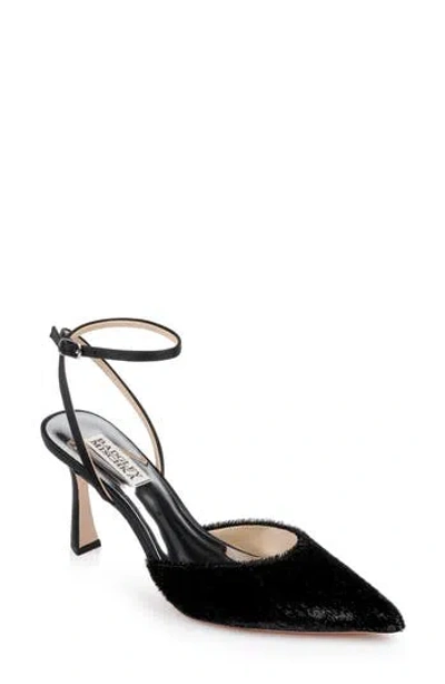 Badgley Mischka Collection Lyric Pump In Black Velvet