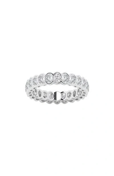 Badgley Mischka Collection Oval Lab Created Diamond Eternity Band Ring In Platinum