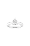 Badgley Mischka Collection Pear Cut Lab Created Diamond Engagement Ring In Platinum
