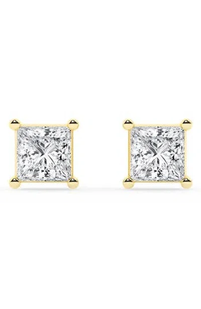 Badgley Mischka Collection Princess Cut Diamond Solitaire Stud Earrings