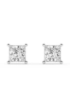 Badgley Mischka Collection Princess Cut Diamond Solitaire Stud Earrings