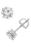 Badgley Mischka Collection Round Cut Diamond Solitaire Stud Earrings