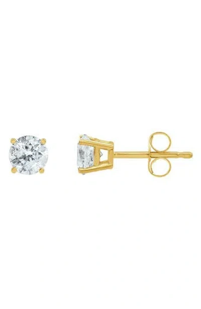 Badgley Mischka Collection Round Cut Diamond Solitaire Stud Earrings