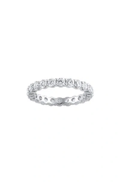 Badgley Mischka Collection Round Cut Lab Created Diamond Infinity Ring In Platinum
