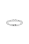 Badgley Mischka Collection Round Cut Lab Created Diamond Infinity Ring In White