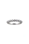 Badgley Mischka Collection Round Lab Created Diamond Band Ring In 0.7 Ctw White Gold