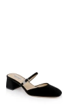 Badgley Mischka Collection Valarie Mary Jane Mule In Black
