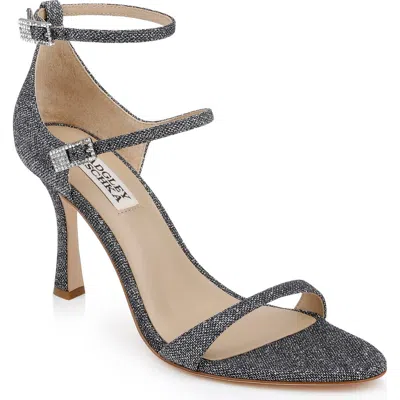 Badgley Mischka Collection Valencia Ankle Strap Sandal In Silver