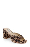 Badgley Mischka Collection Vayla Slide Sandal In Animal Print