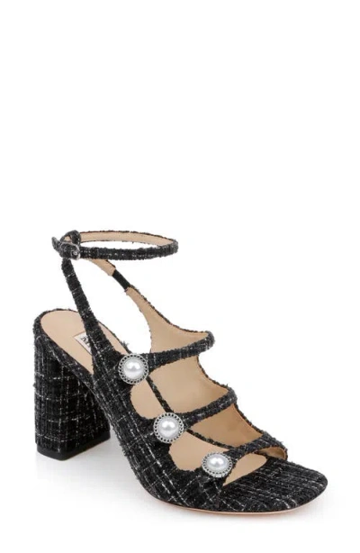 Badgley Mischka Collection Vella Ankle Strap Sandal In Black
